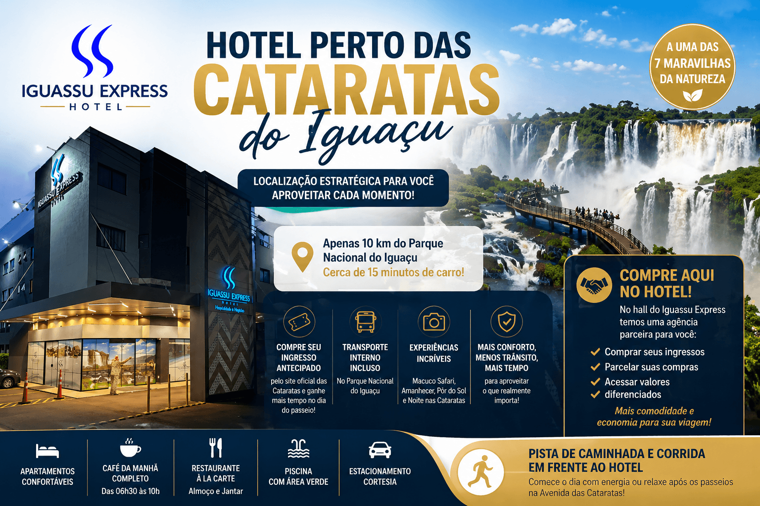 Hotel perto das Cataratas
